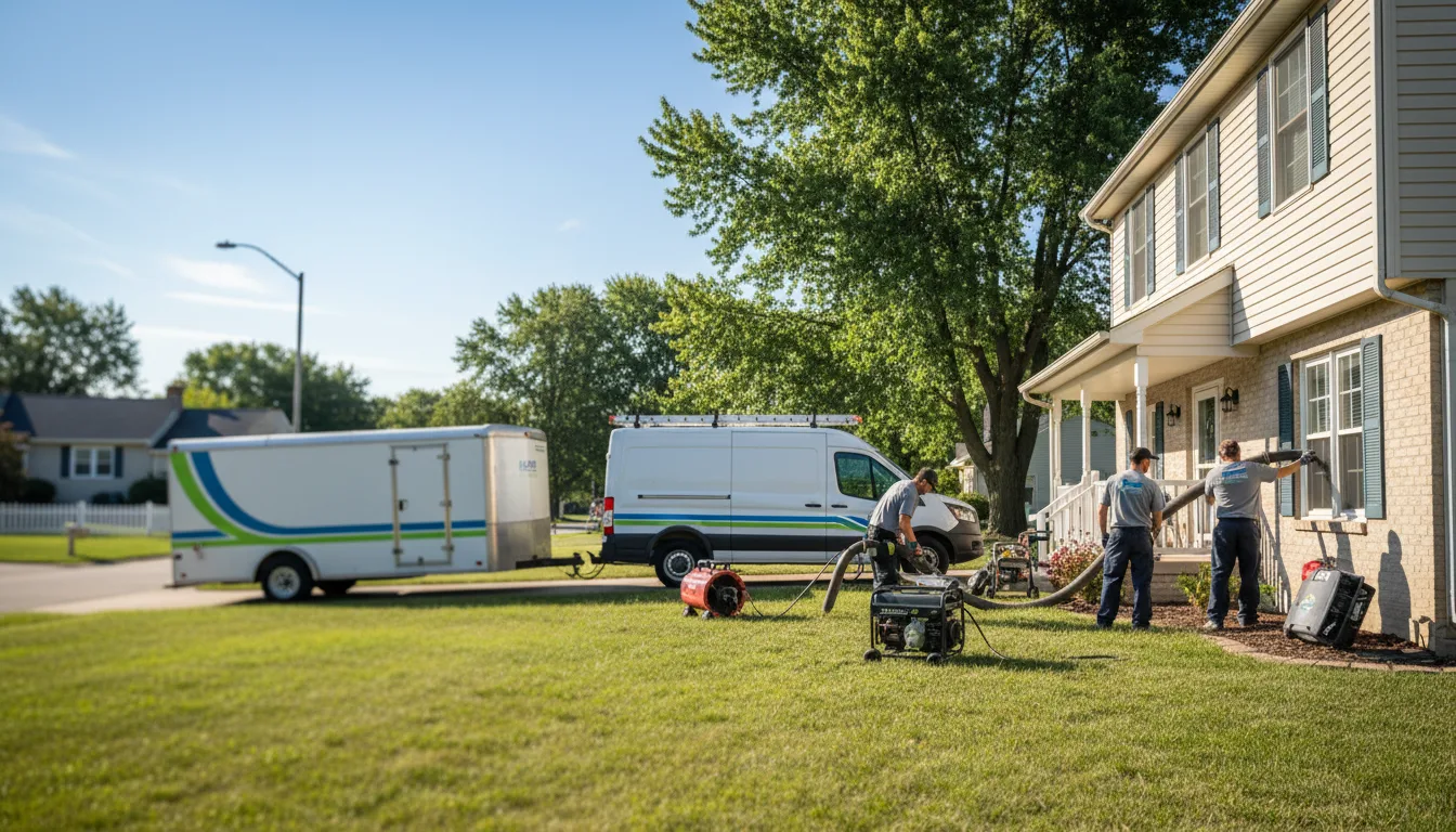 Flooded Basement Restoration And Cleanup With Repair in Gilman, IL near me